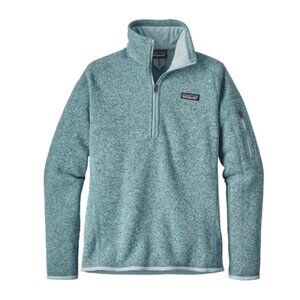 Patagonia Women's Better Sweater 1/4 Quarter Zip‎ in Tubuluar Blue Size Medium
